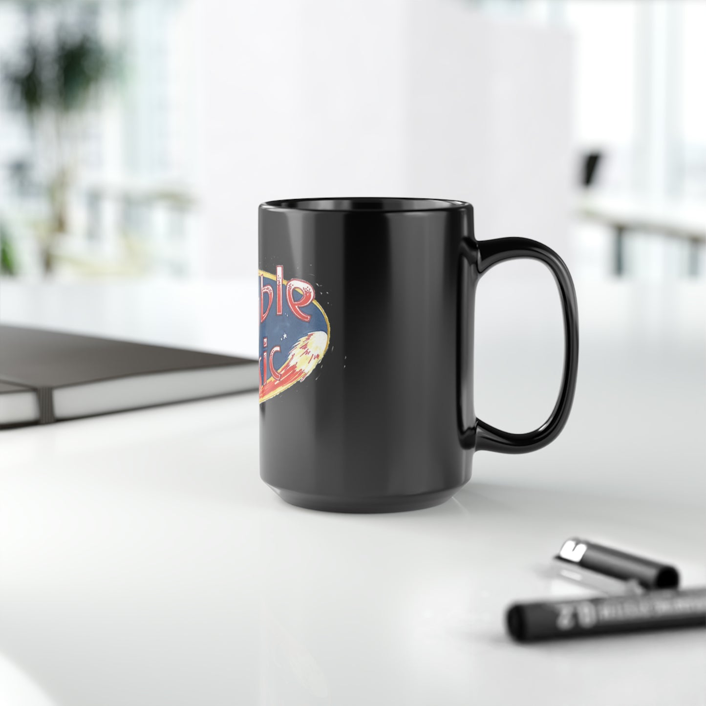 Black Mug, 15oz