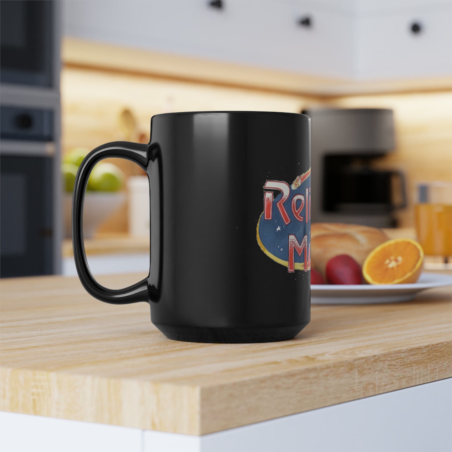 Black Mug, 15oz